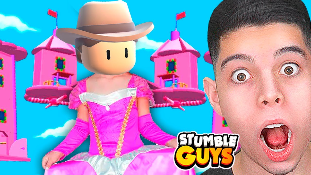 INVADI UMA TORRE DE PRINCESA NOS MAPAS DO MODO CRIATIVO STUMBLE GUYS