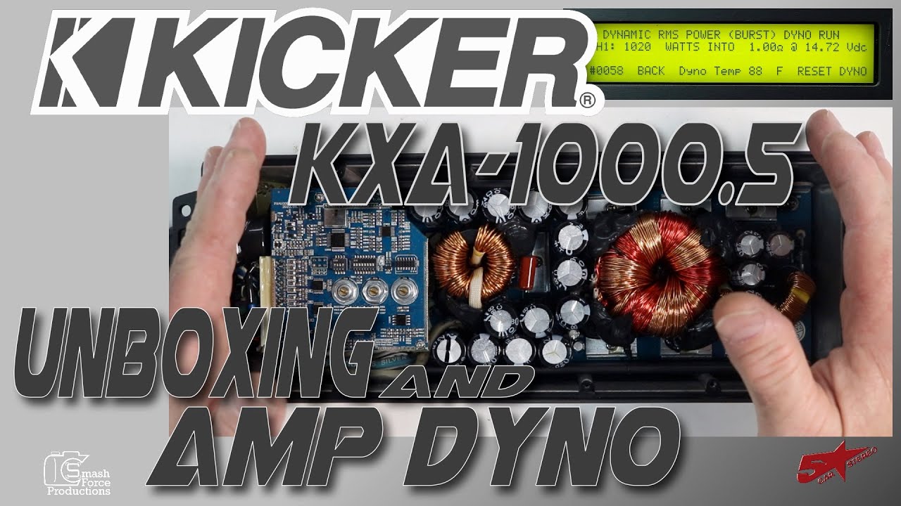 unboxing and amp Dyno the Kicker PXA1000 5