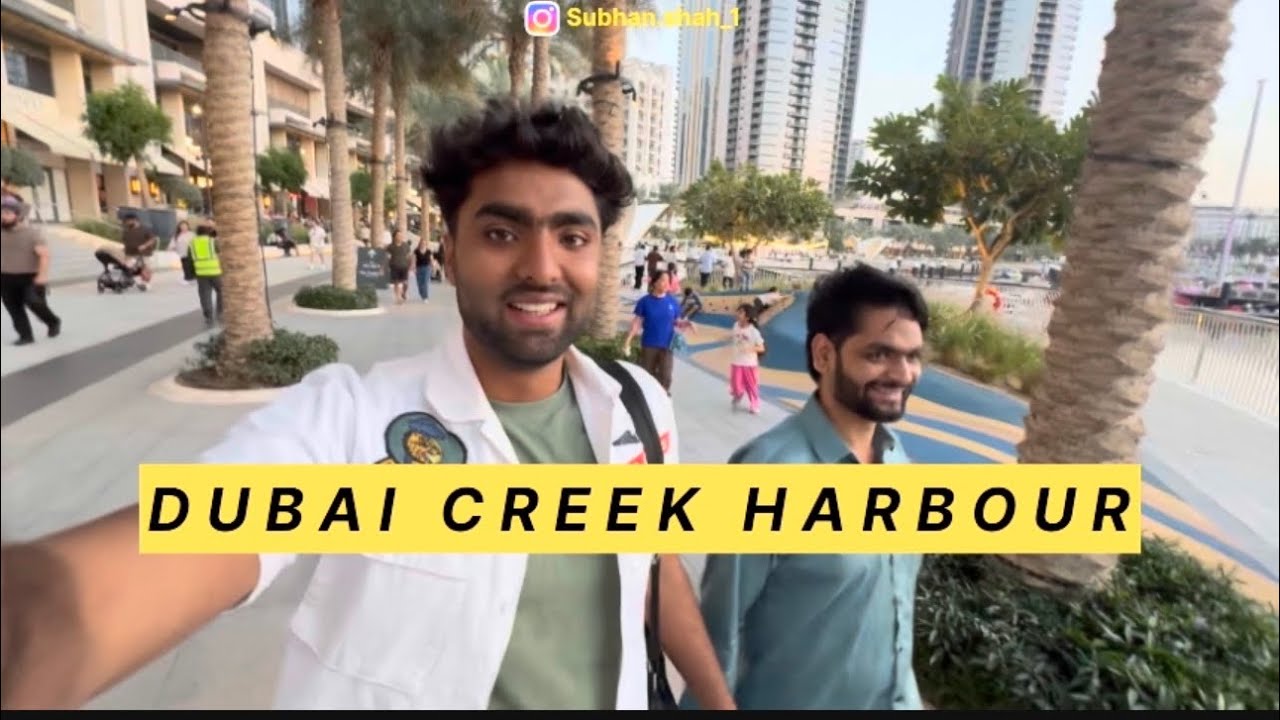 Dubai creek harbor 🇦🇪 most beautiful place in dubai 🖼️🦋
