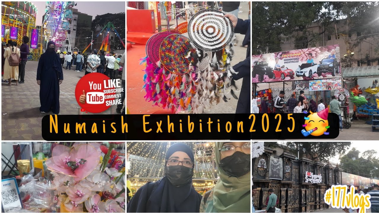 #177vlogs/part:-6||Numaish Exhibition2025||Nampally Hyderabad EXHIBITION 2025||biggest EXHIBITION