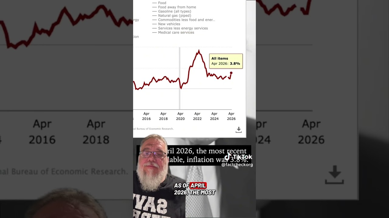 Trump Claims He Inherited Highest Inflation Ever &mdash; The Numbers Say Otherwise