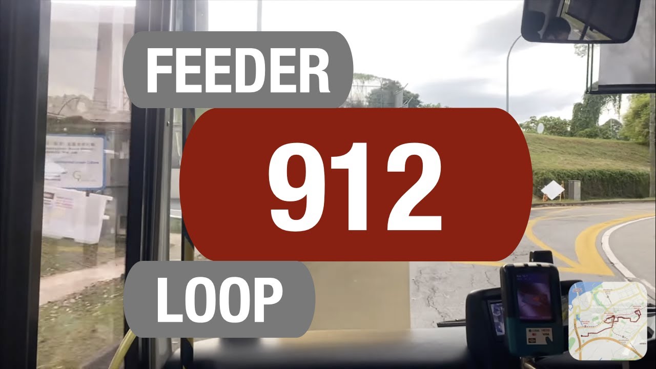SMRT Buses Feeder 912 | Bus Service Route Visual