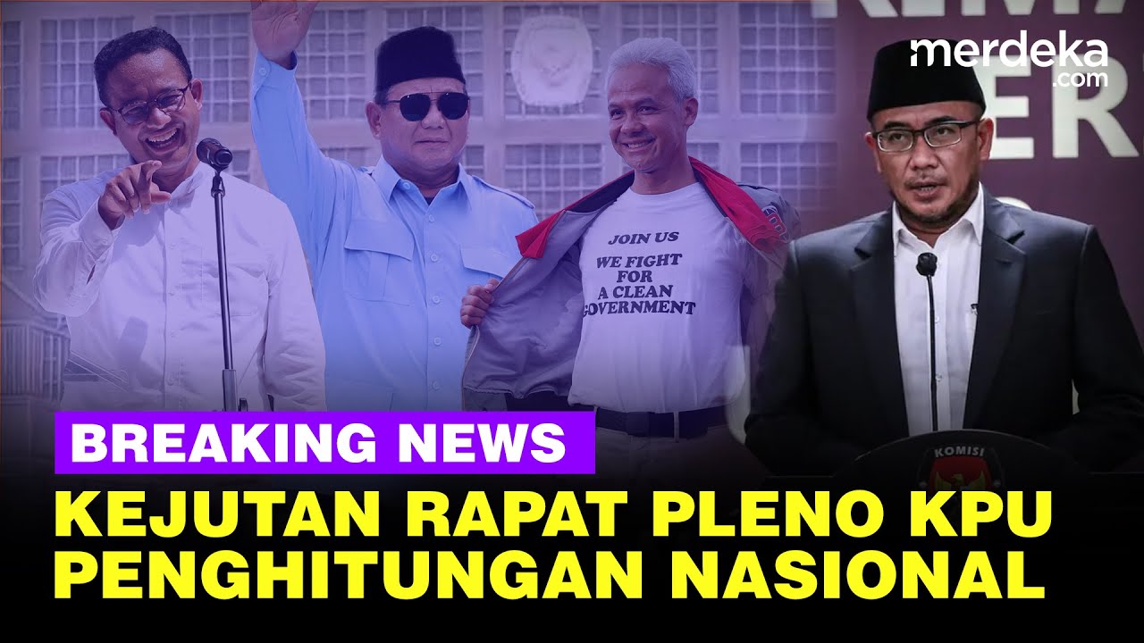 🔴 LIVE - Kejutan! Rapat Pleno KPU Hari Ke-5 Hasil Penghitungan & Penetapan Suara Pemilu