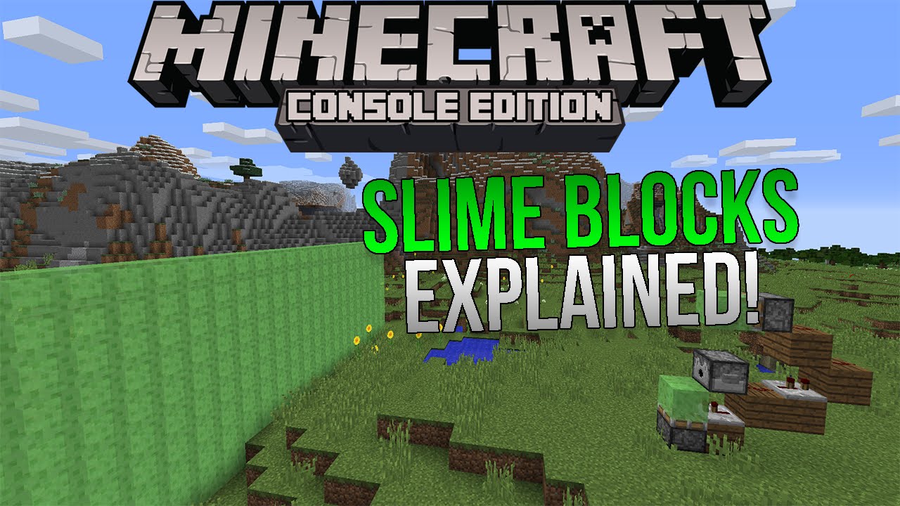 Minecraft Xbox & Playstation: Slime Blocks Fully Explained! | Title Update 31 Feature!