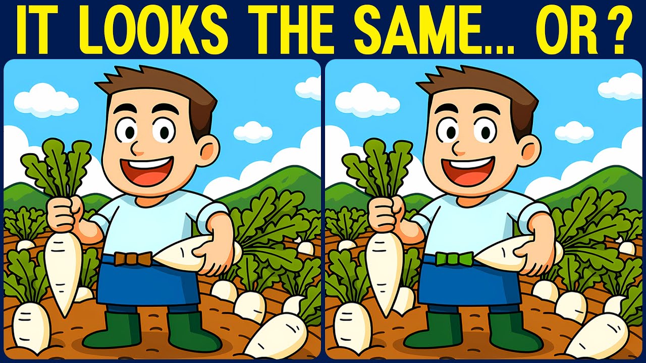 [Spot the Difference Brain Training] Can you spot what so many people are missing?