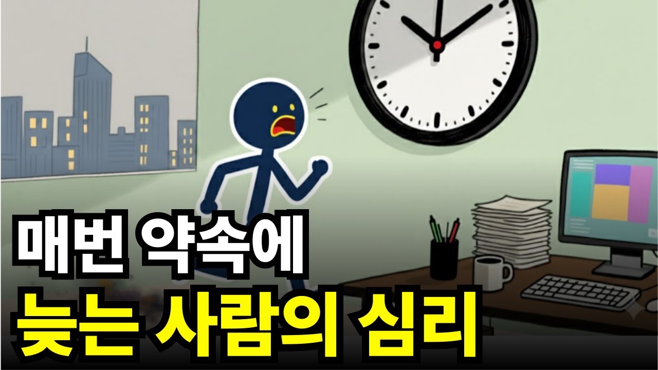 매번 약속에 늦는 사람의 심리