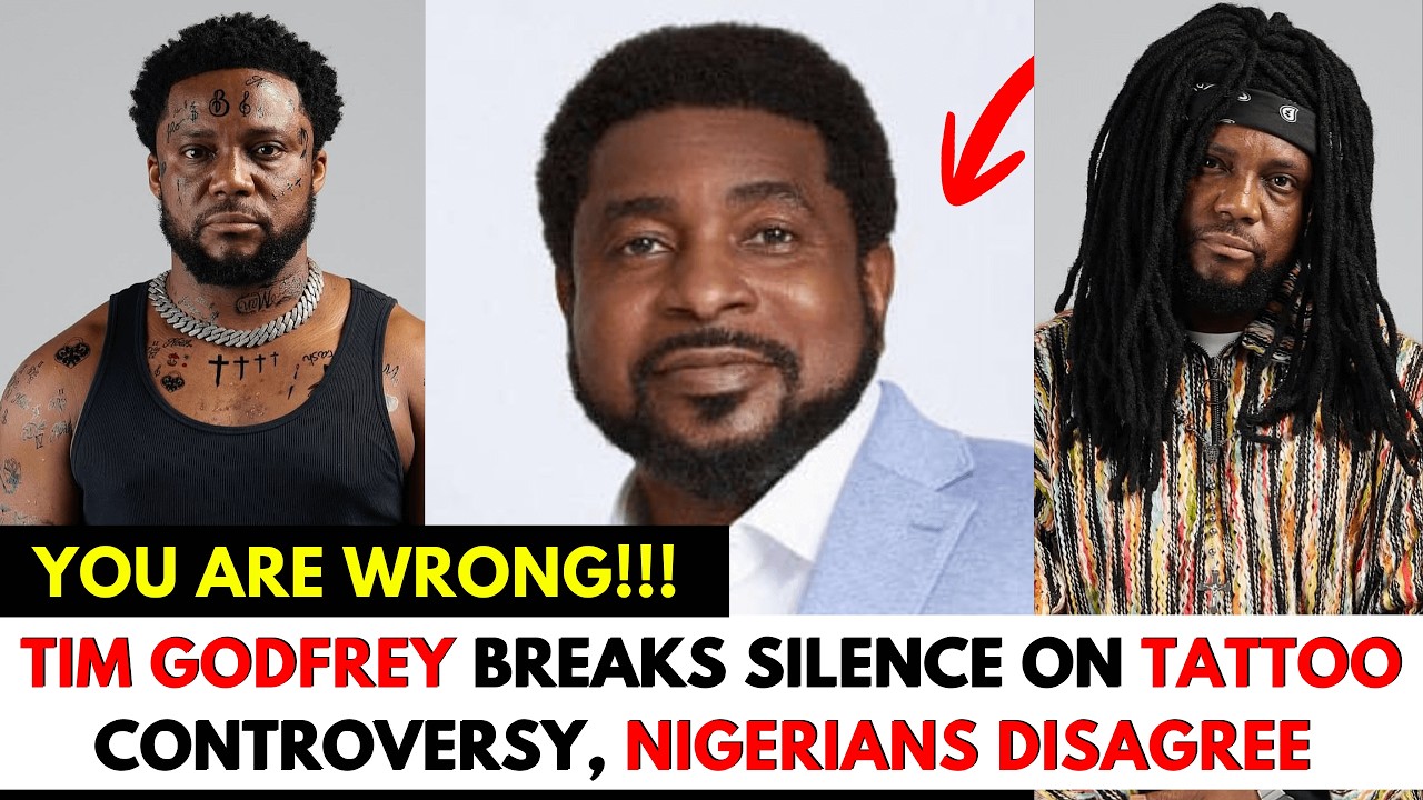 'You Are Wrong' Tim Godfrey Reacts to Tattoo Controversy, Nigerians React