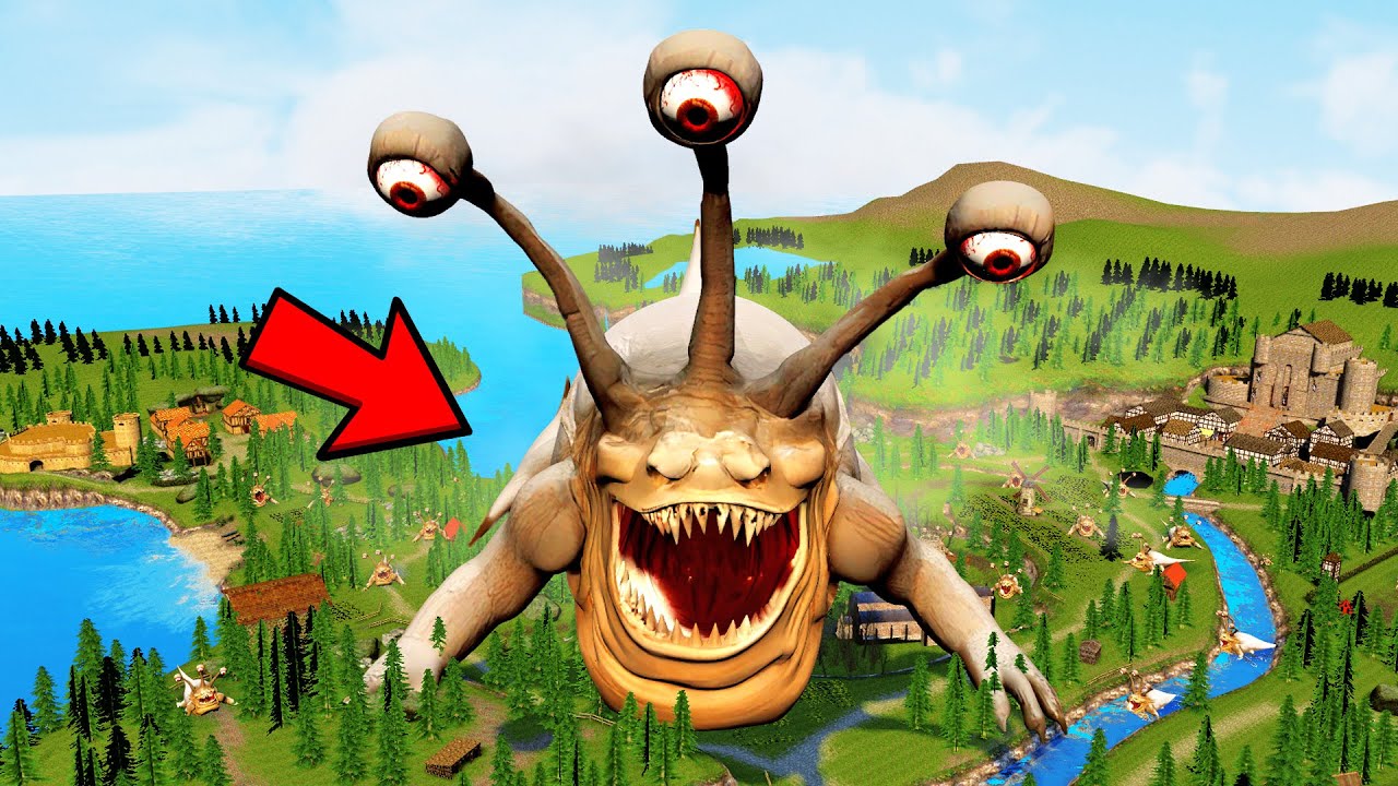 Я нашел город с HEAR ME OUT SEA MONSTER жителями в Garry's Mod