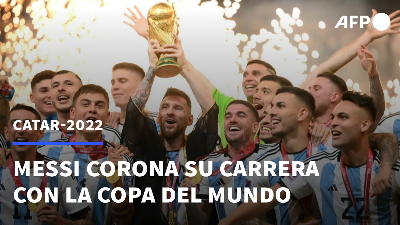 Lionel Messi corona su carrera con la Copa del Mundo y el Bal&oacute;n de Oro de Catar-2022 | AFP