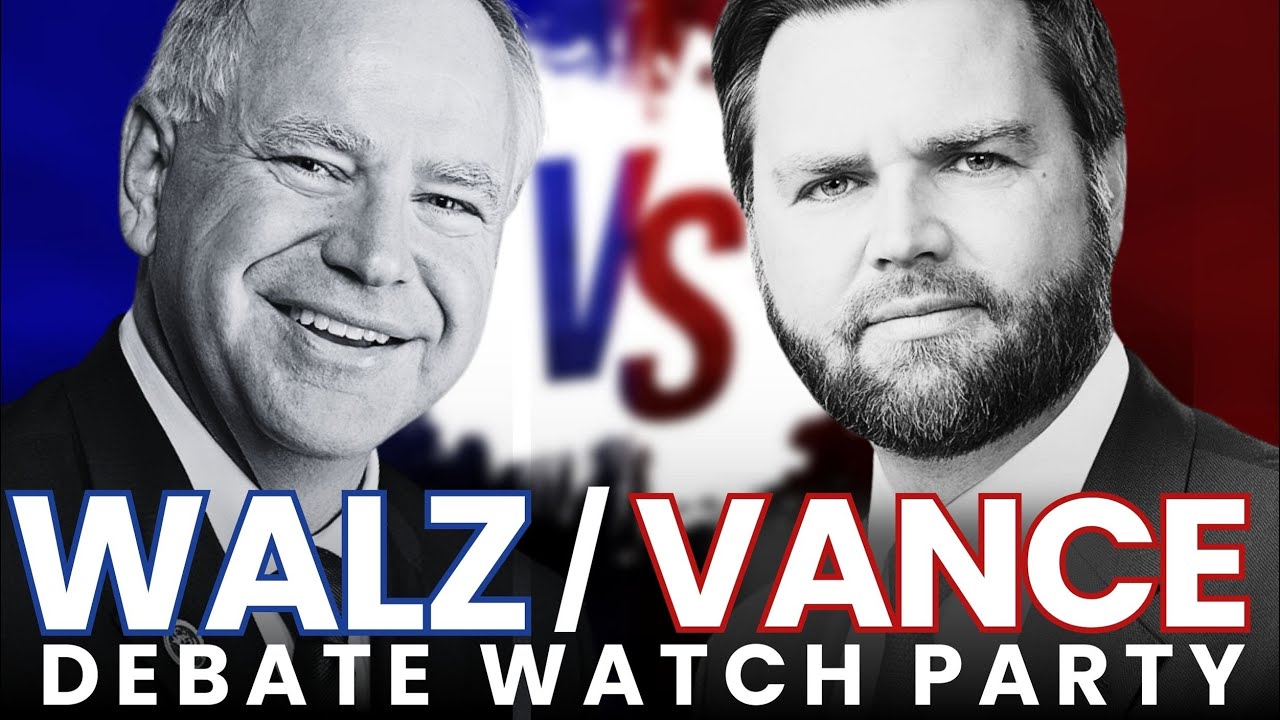 WALZ/VANCE VP DEBATE | WATCH PARTY LIVESTREAM | 10/1/24 #LIVE #reaction