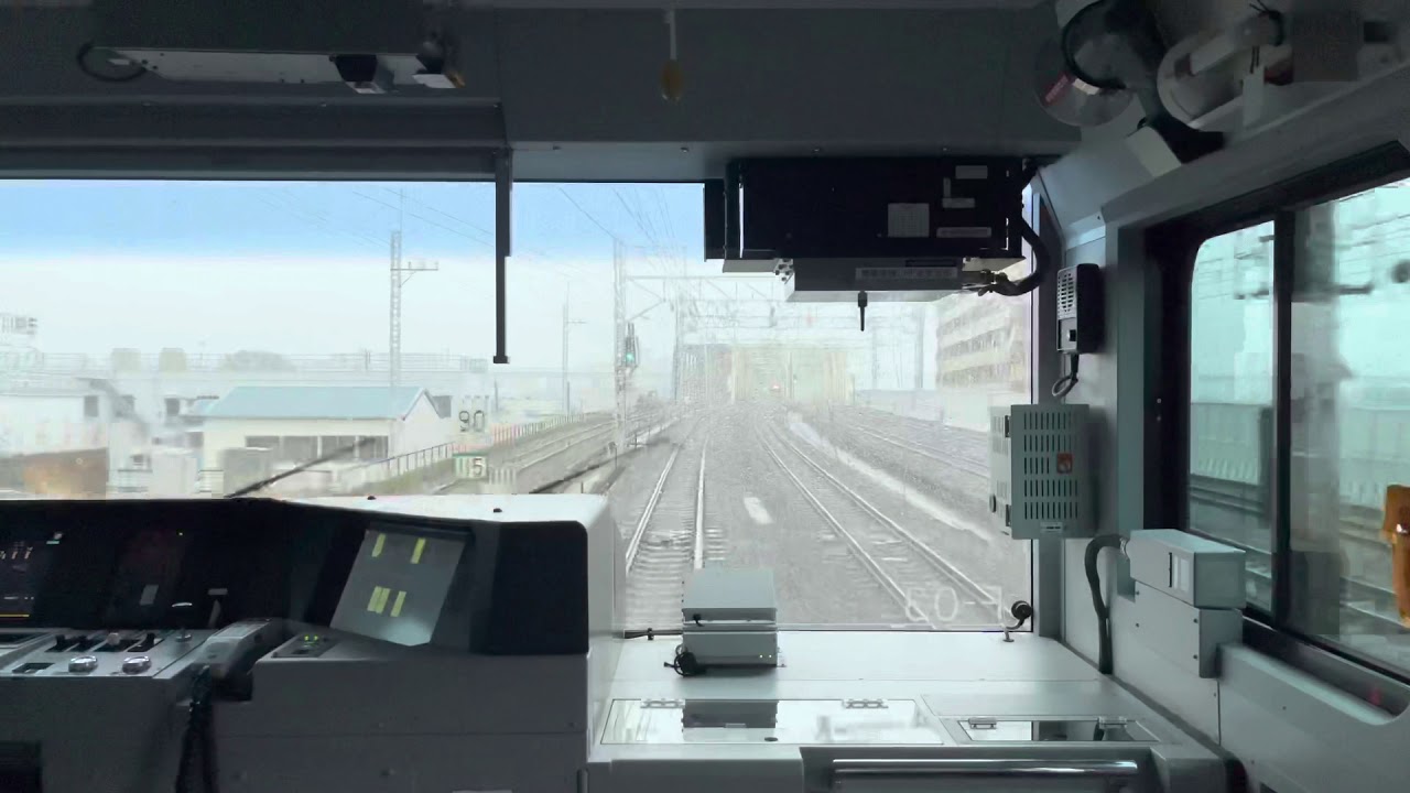 E235系1000番台 快速成田空港行き。11両編成(4K撮影.前面展望) #E235系1000番台　 #横須賀線　#総武快速線 #4K撮影　#前面展望