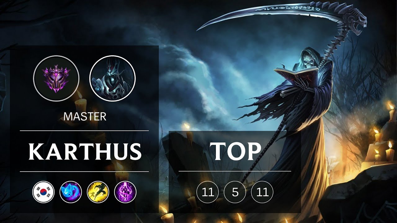 Karthus Top vs Urgot - KR Master Patch 9.2