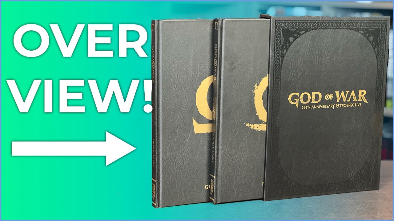 God of War: 20th Anniversary Retrospective Hardcover Overview | Greek & Norse Saga!