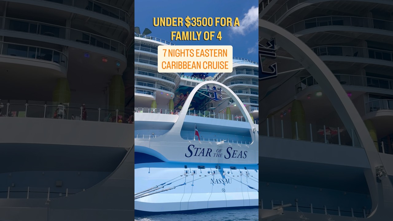 Круиз Star of the Seas в феврале 2026 г. 🌊 Семья из 4 человек, Royal Caribbean. Бесплатный расчет...