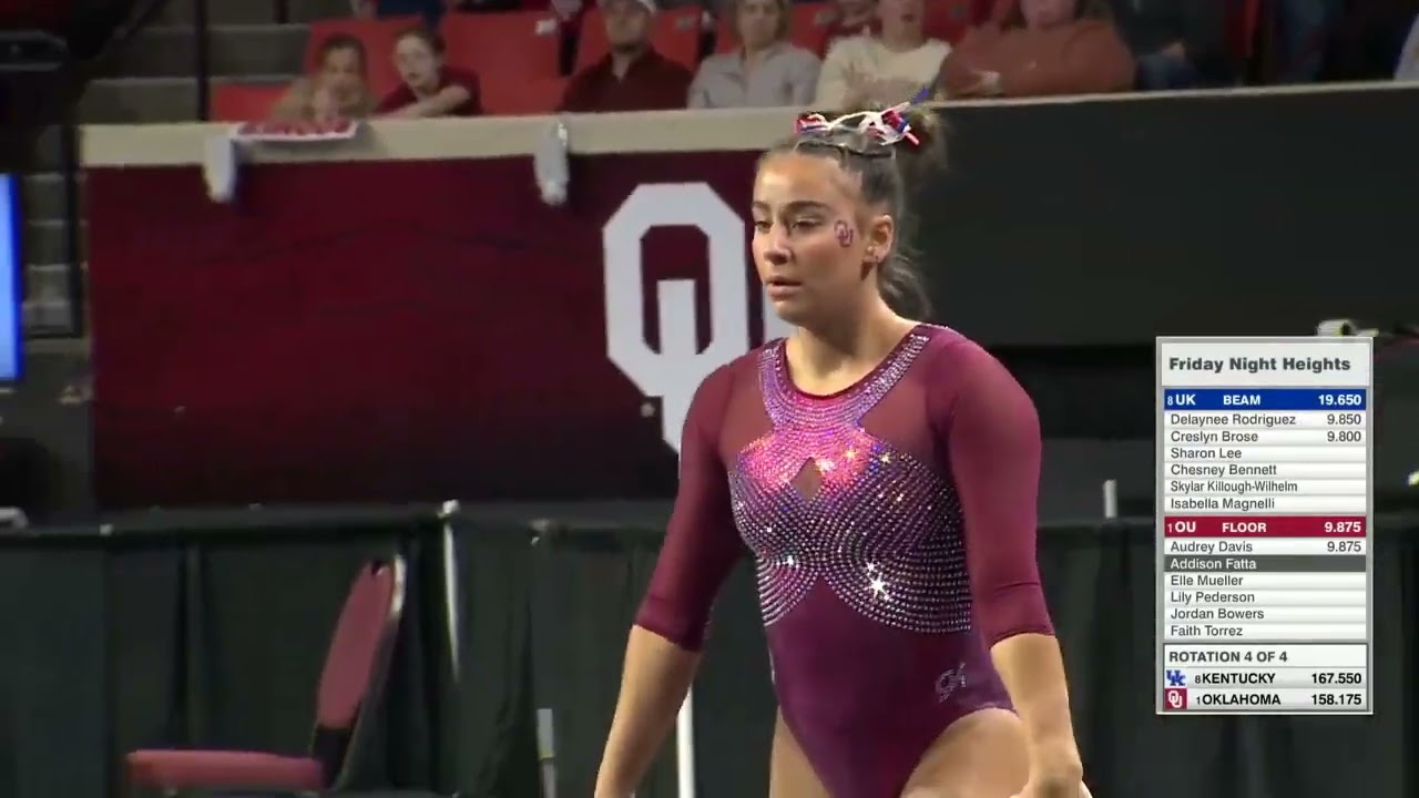 Addison Fatta 9.9 Floor Oklahoma vs Kentucky 2-7-25