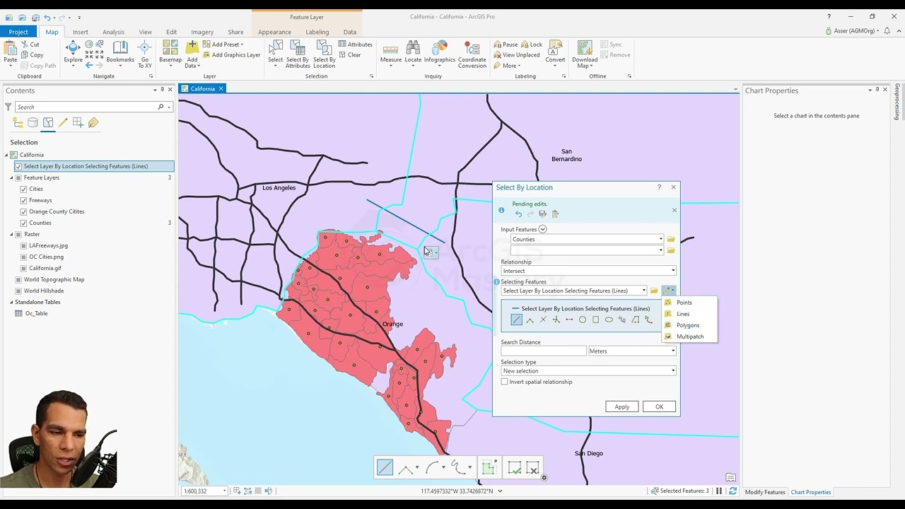 Select by Location ArcGIS Pro. Spatial Analysis ArcGIS Pro.