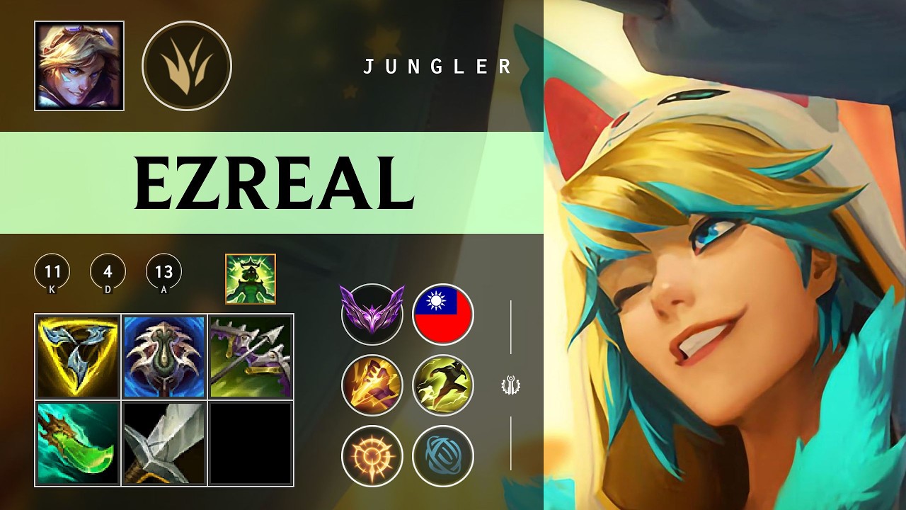 Ezreal Jungle vs Xin Zhao - TW Master Patch 26.07