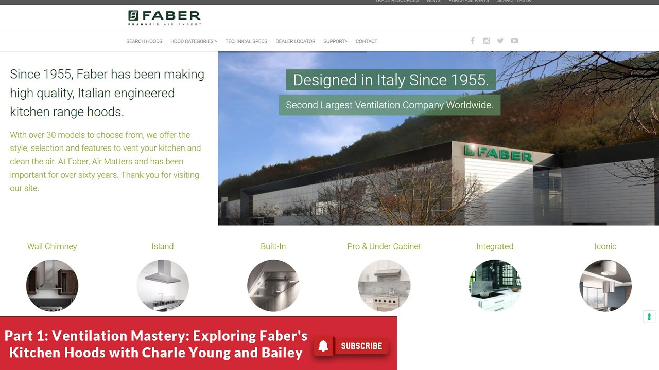 Part 1: Ventilation Mastery: Exploring Faber's Kitchen Hoods with Charle Young and Bailey Brown