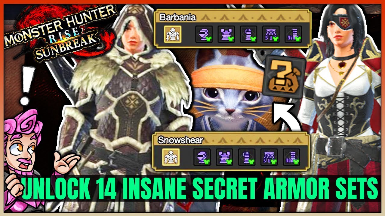 How to Unlock 14 Hidden Armor Sets in Sunbreak ASAP - Best New Armor - Monster Hunter Rise Sunbreak!