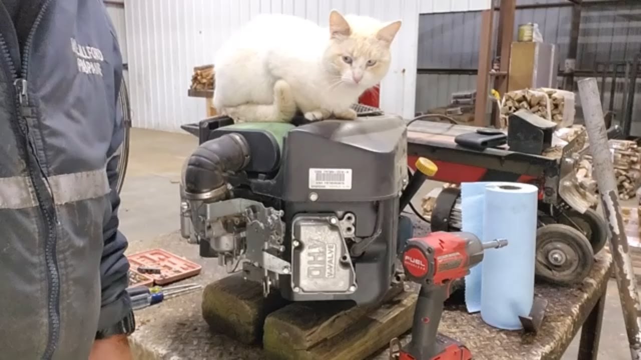 Kawasaki Fr730v rebuild, Hustler Mower