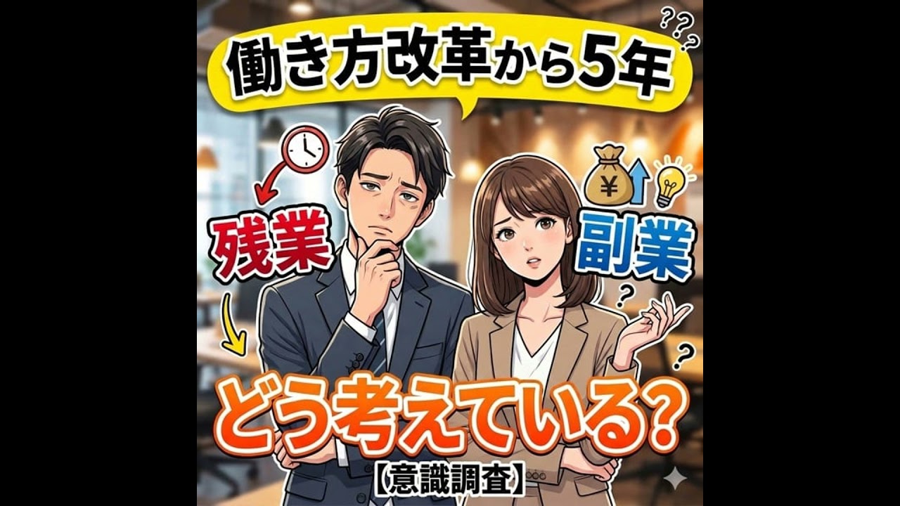 【働き方改革から5年】労働者の本音を探る！
