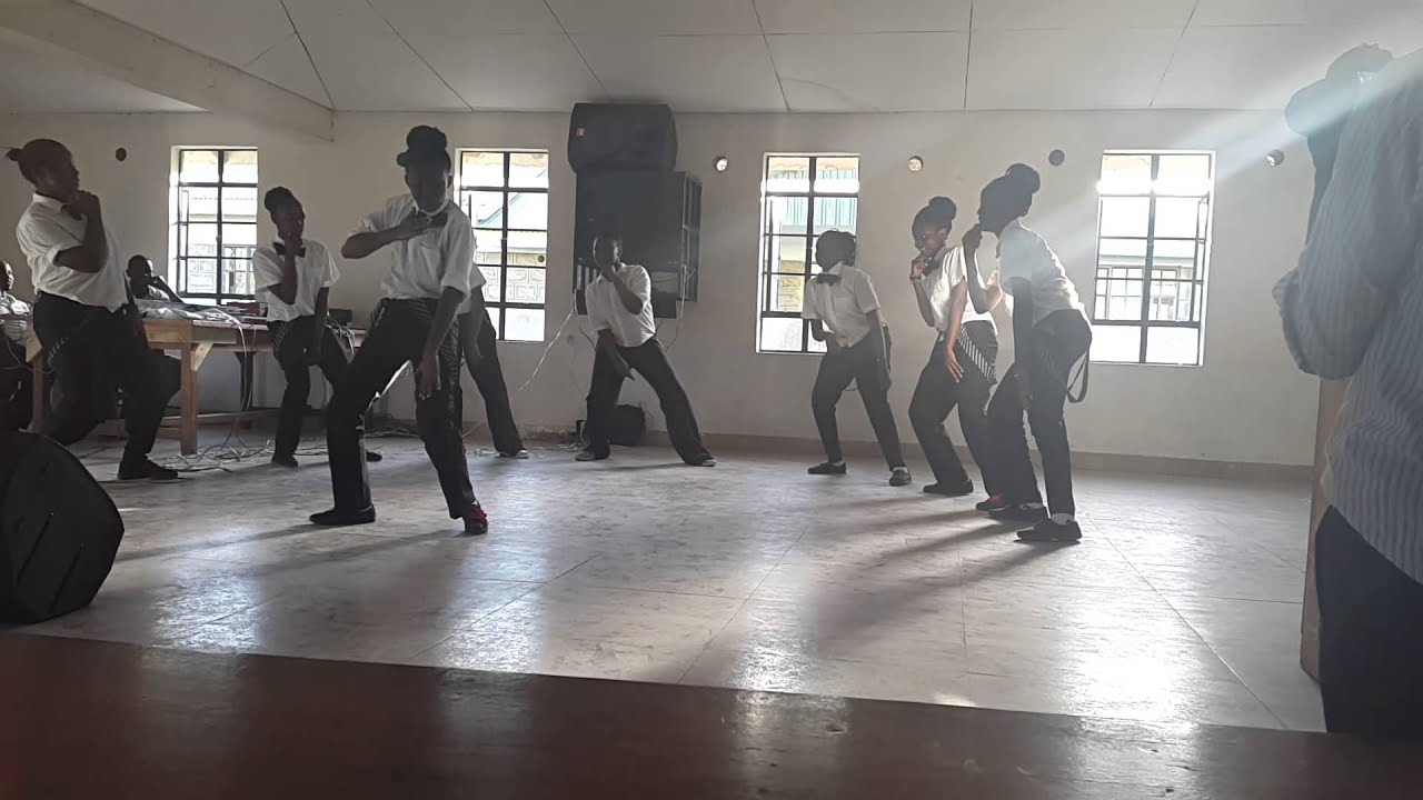 Kitengela International Girls Dancing for the Lord during career Challenge week with Deliverance chu
