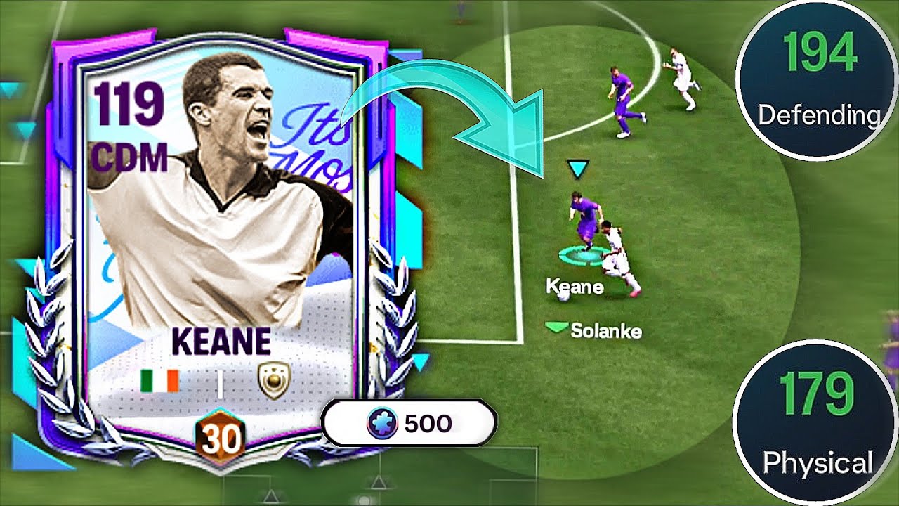 500 Shards Worthy ⁉️ 114 Ovr ROY KEANE Card Review - Fc mobile 