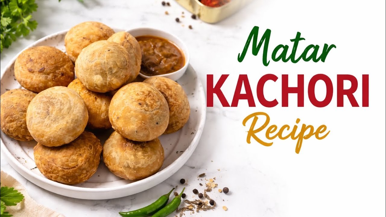 WINTER SPECIAL | Crispy Matar Kachori at Home घर पर बनाए बाजार जैसी मटर कचोरी #matar #kachori #viral
