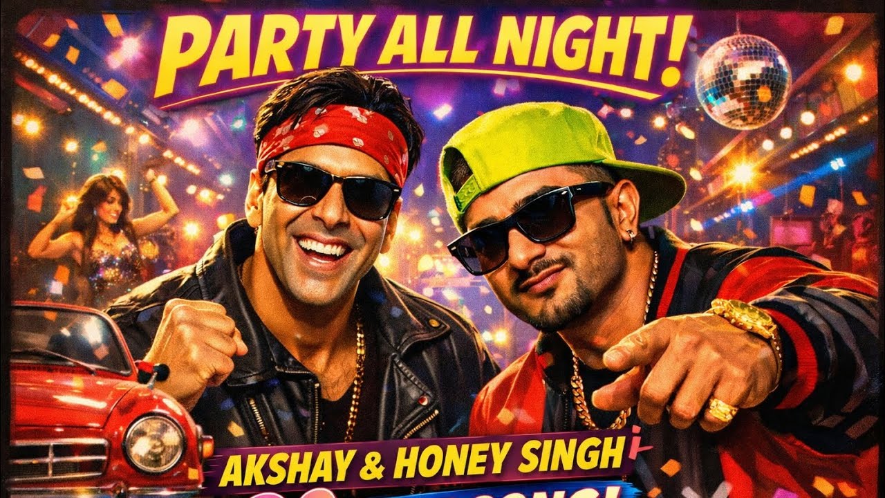 Party All Night – Akshay Kumar x Honey Singh | 90s Style AI Song 🔥