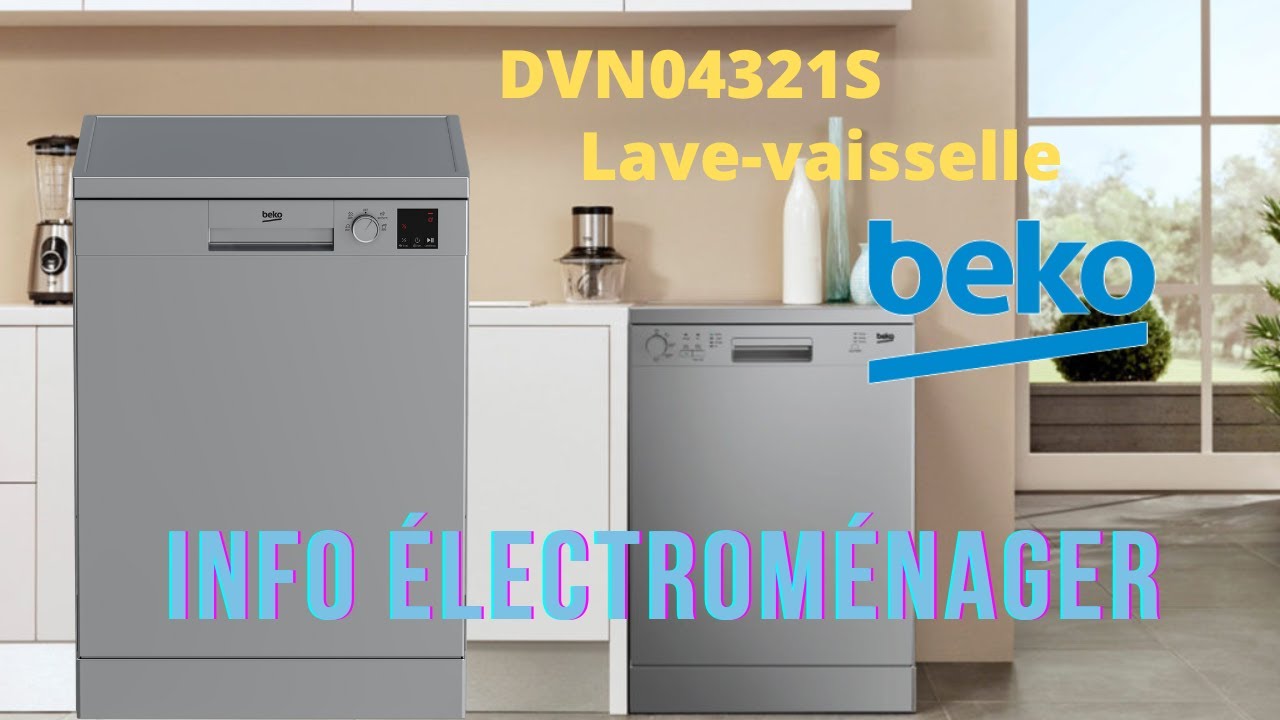 شرح مفصل  لبرامج غسالة الصحون بيكو (beko) DVN04321S مع ضبط عسر الماء و الملمع