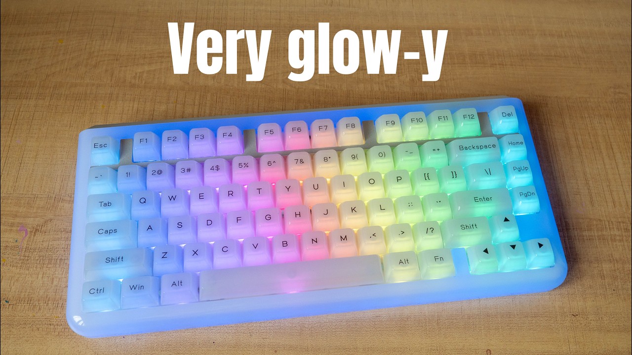 Kiiboom Jade 75 review: The most glow-y keyboard I've seen