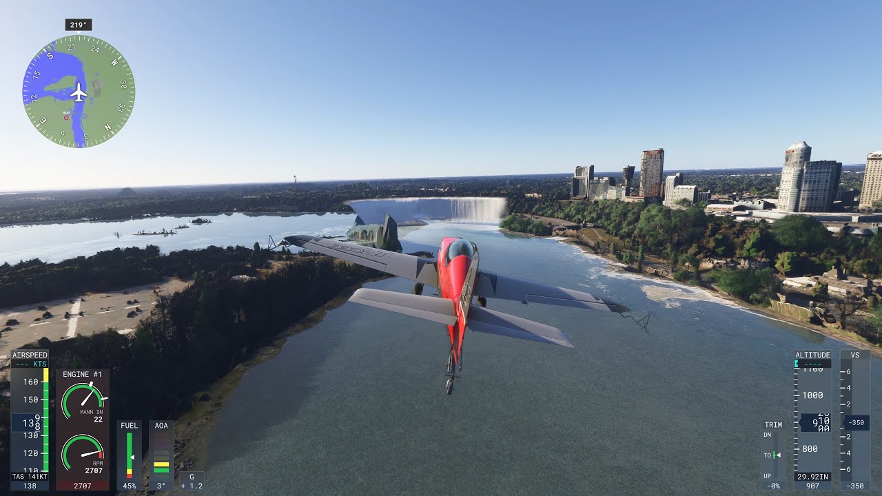 [Геймплей] Microsoft Flight Simulator 2024 | Ниагарский водопад (США/Канада)