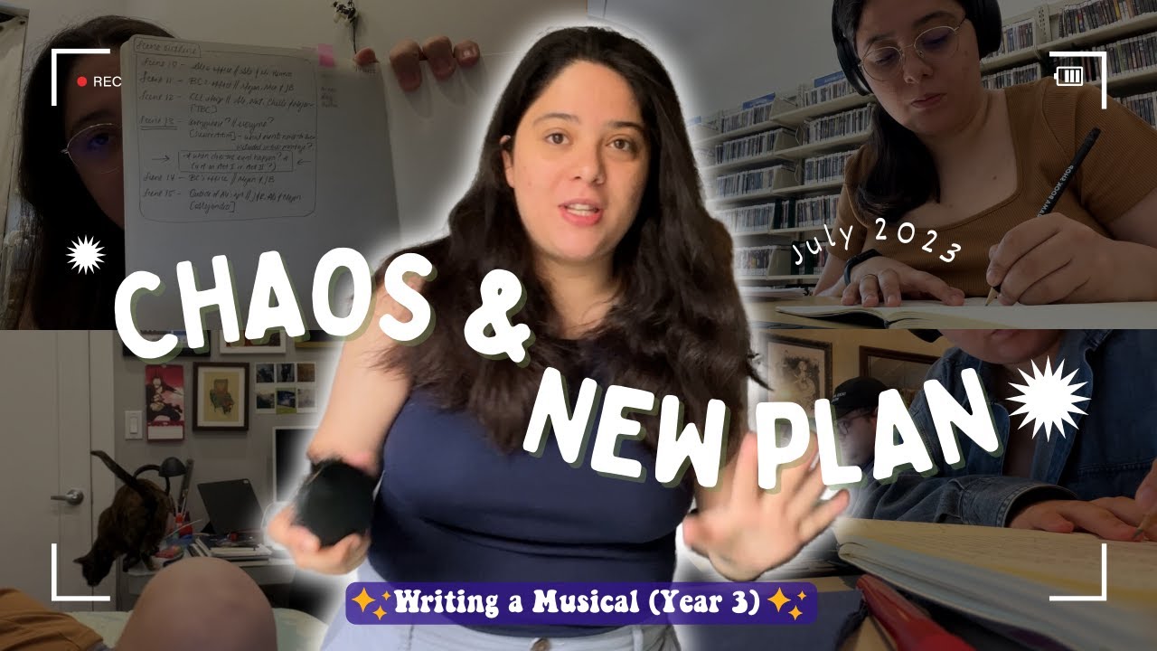 New Writing Plan for Act I & Library Chaos | Writing (a Musical!) Vlog