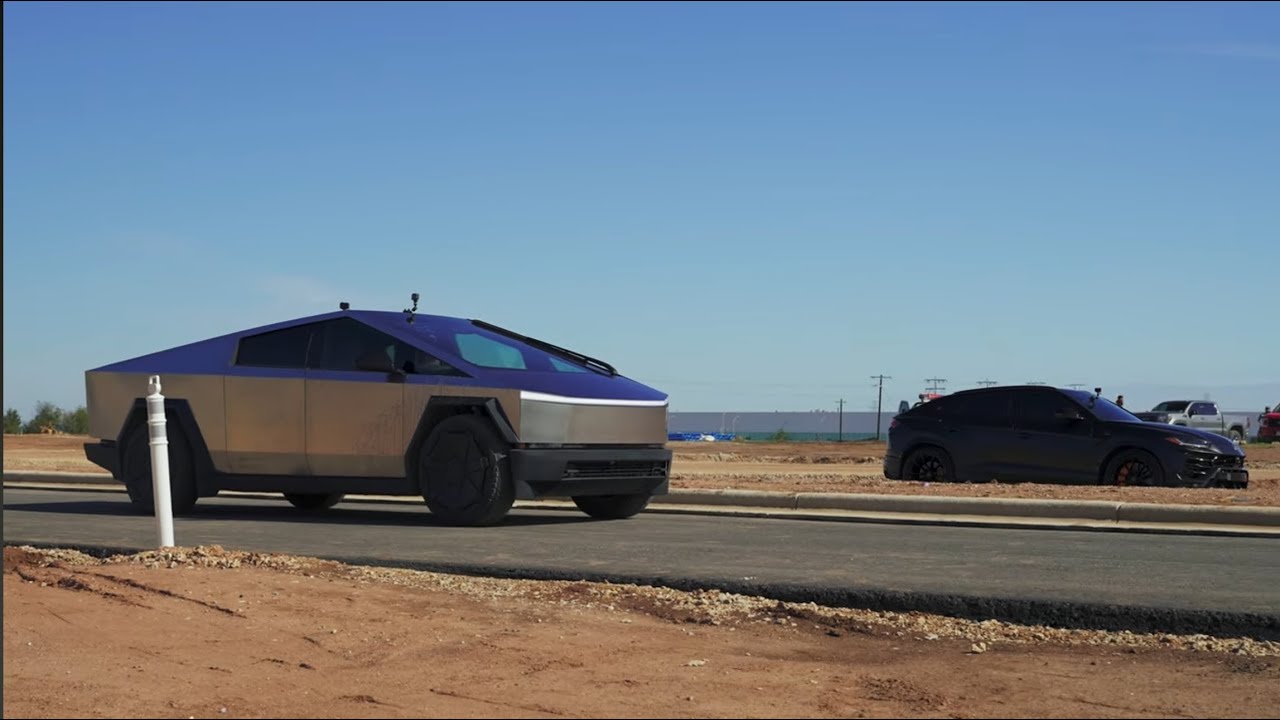 Cybertruck DESTROYS Lamborghini Urus in a Drag Race with 0-60 in 2.6 Seconds
