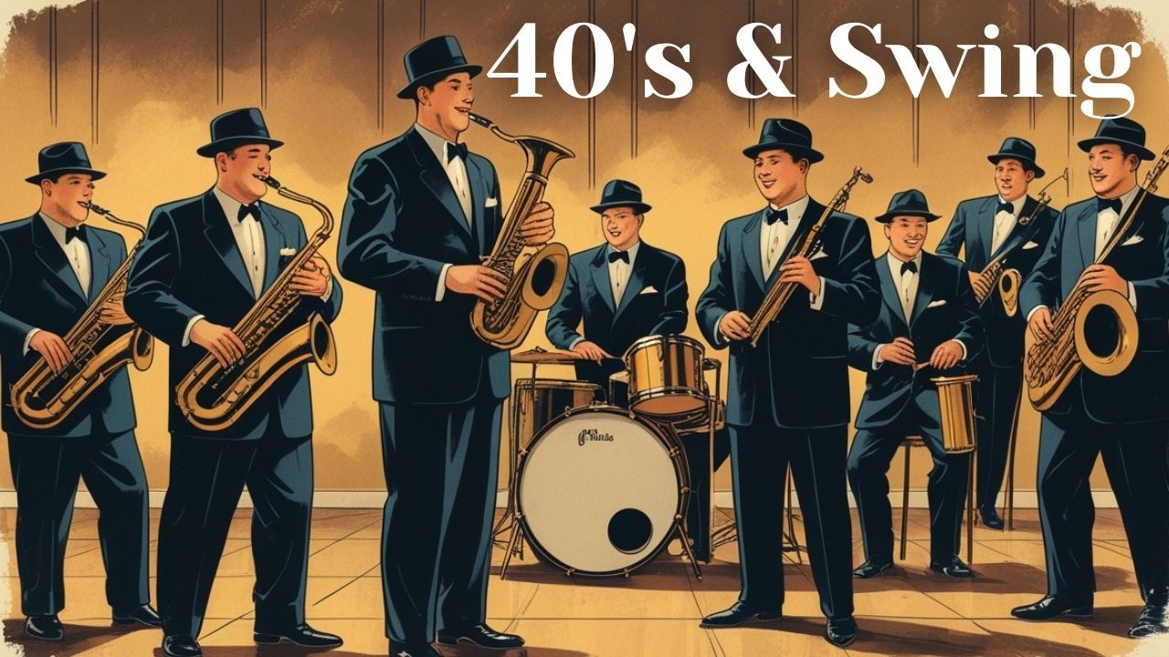 📻 Big Band Jazz Radio | 1940's US Elegant Jazz | Vintage Vibes