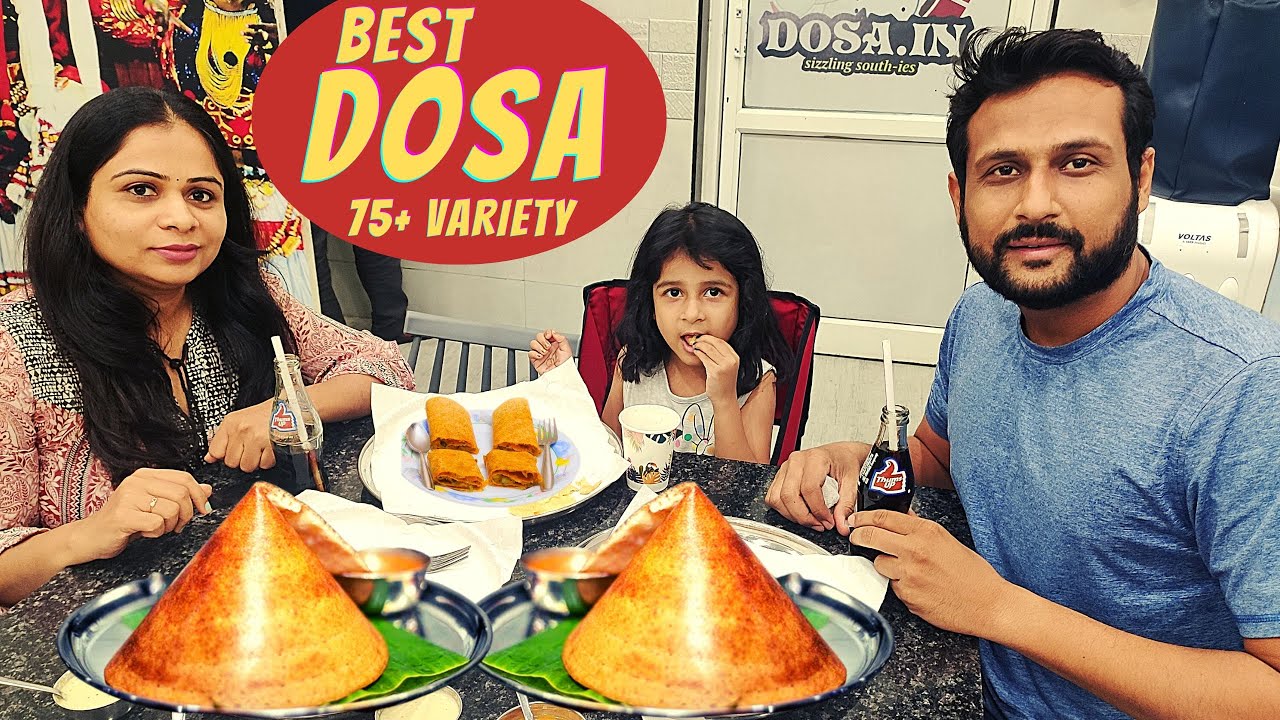 The Best Dosa in Rajkot I Dosa.in I 75+ Variety with Amazing Taste I KISHANI VLOGS #foodvlogs #dosa