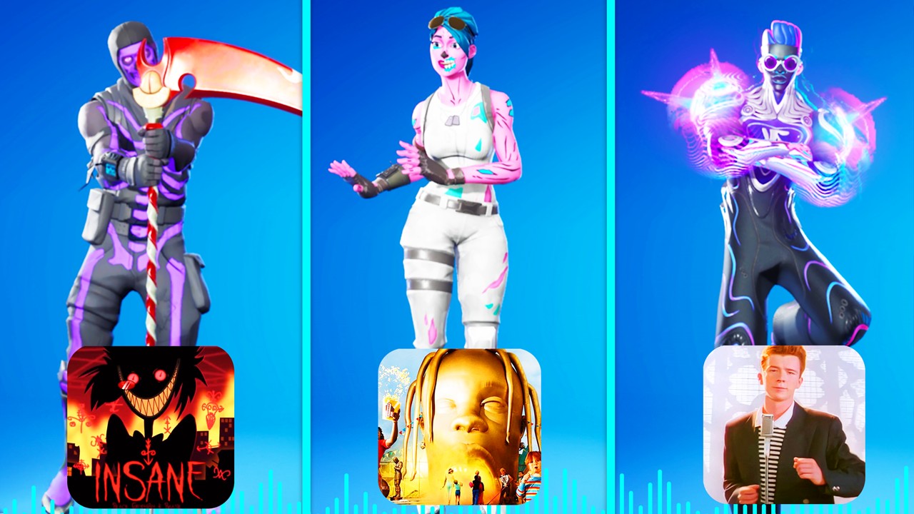 Легендарные танцы из Fortnite под лучшие песни