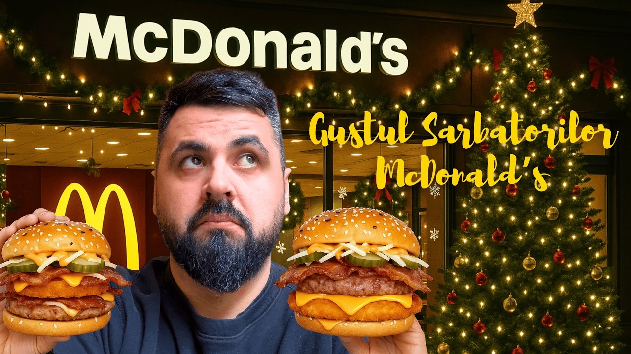 Gustul Sărbătorilor: Santa’s Burgers de la McDonald’s! 🎄🍔