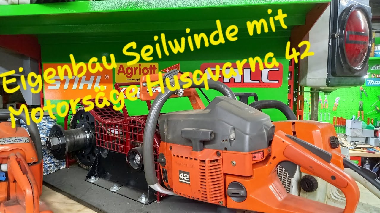 Seilwinde Eigenbau Schulprojekt vom Junior 15J.