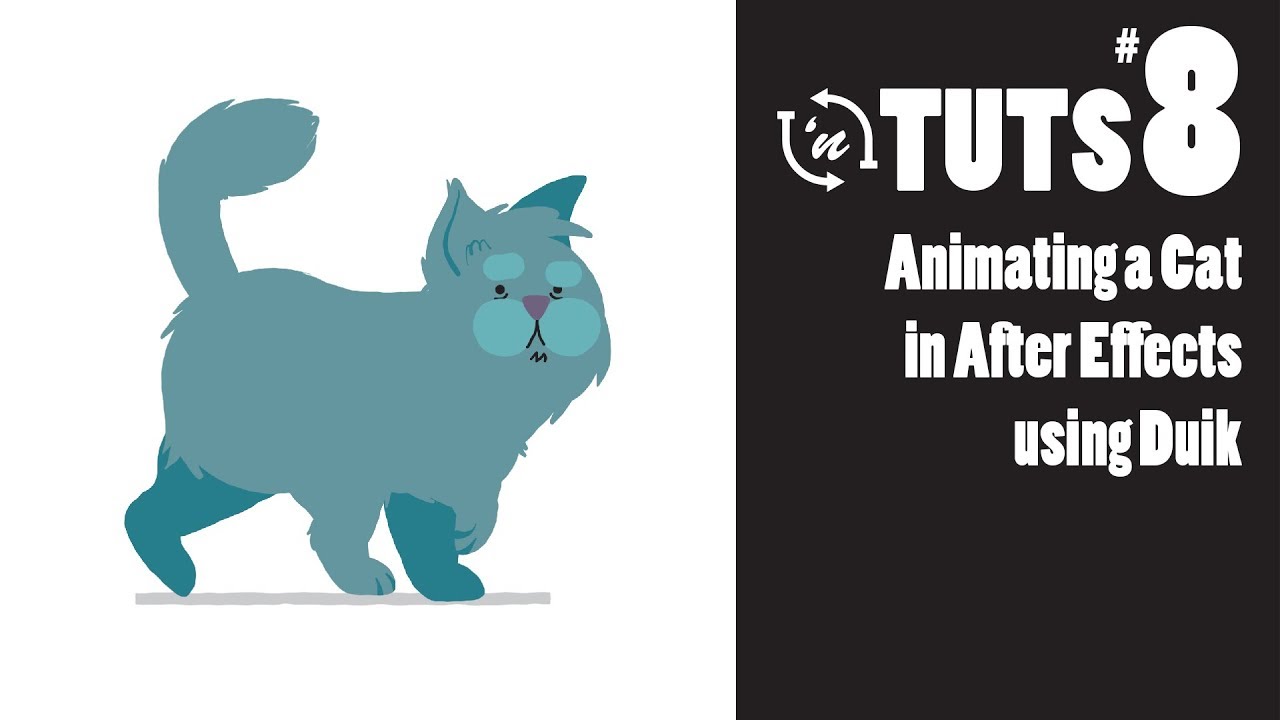TnT Tuts - #8 - Animating a Cat in After Effects using Duik