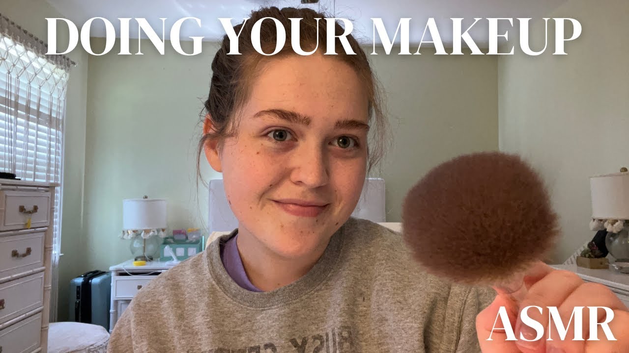 ASMR Doing your makeup