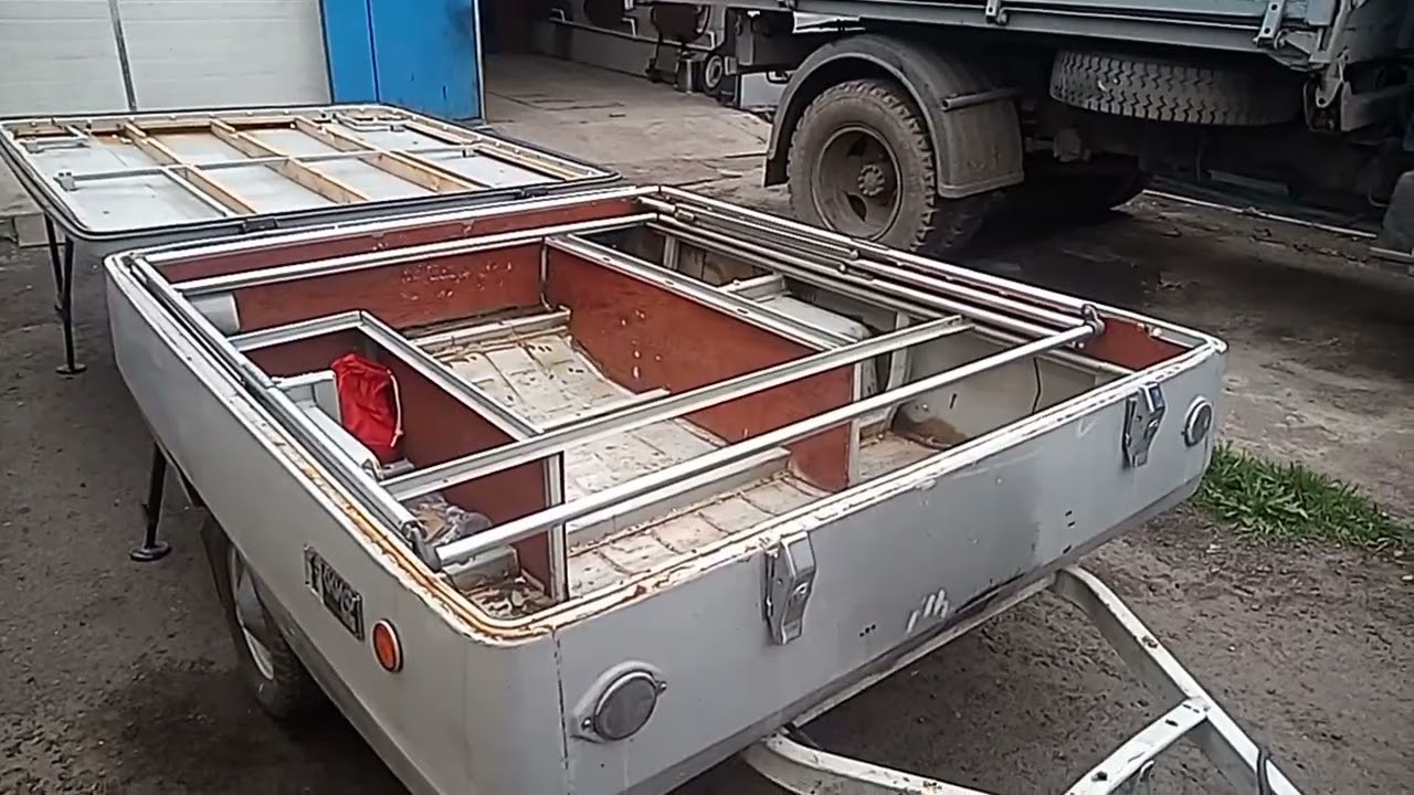 Начало работ по прицепу Скиф