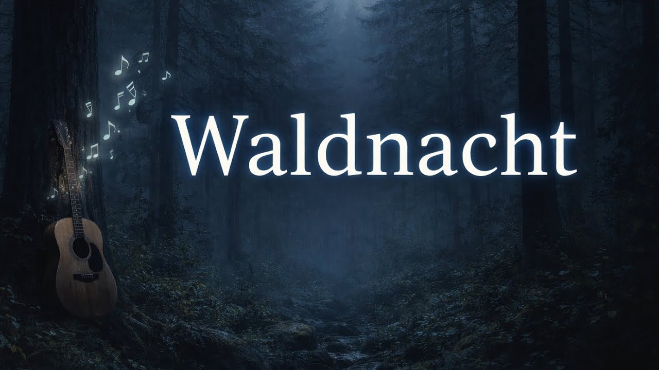 Waldatmosphäre bei Nacht 🌲 | Ruhige Geräusche für Schlaf & Entspannung