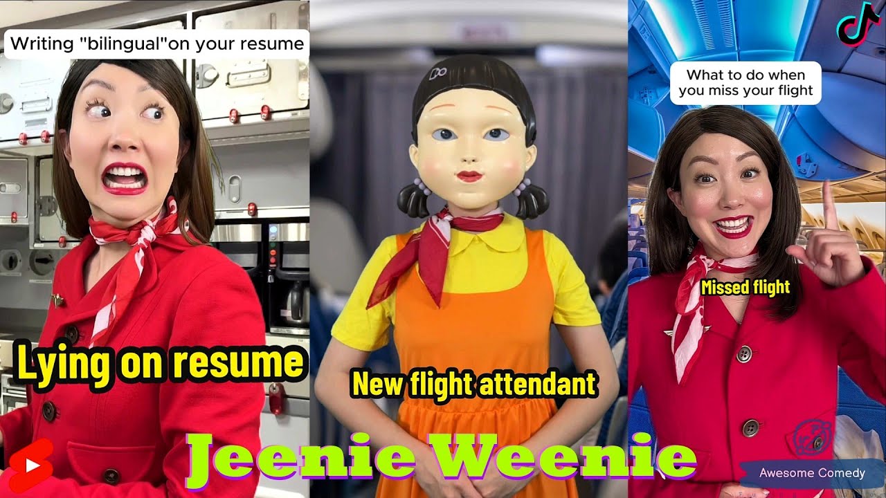 *1 HOUR* Best Jeenie Weenie TikTok Compilation 2025 | The Best Flight Attendant Shorts
