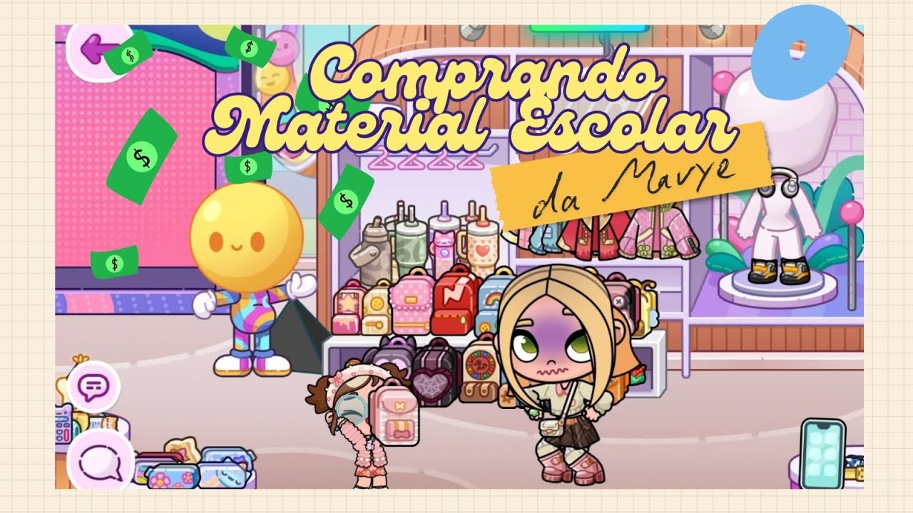 Comprando material escolar da Mavye ||ASTHETIC|| (fali) 
