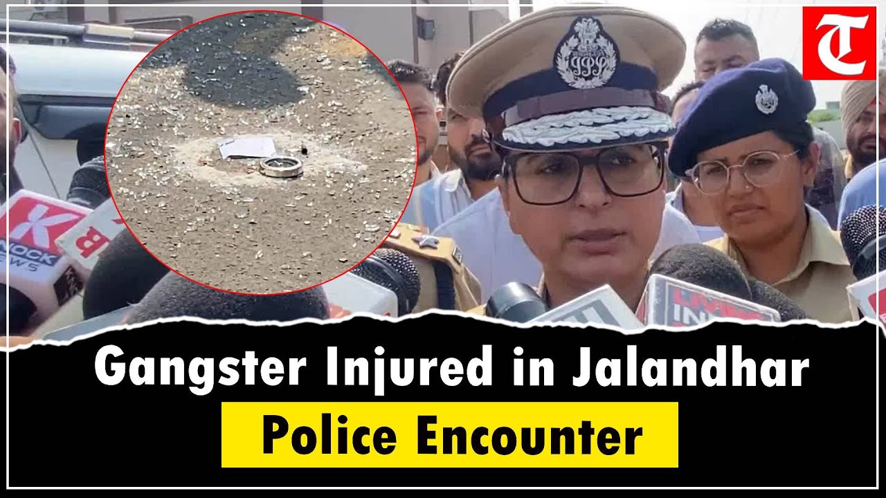 Jalandhar Encounter: Gangster Injured and Hospitalized After Police Clash