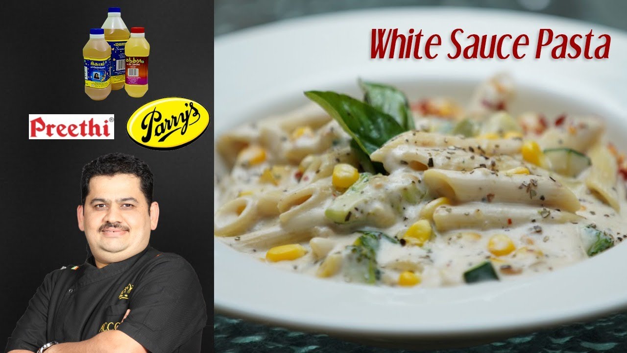 Venkatesh Bhat makes White sauce Pasta |  white pasta