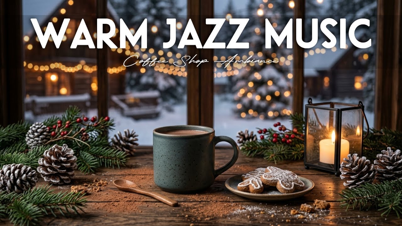 Warm Jazz Music ☕✨ Make you feel positive and peaceful 🍃 Playlist  - Live 24/7  Coffee
