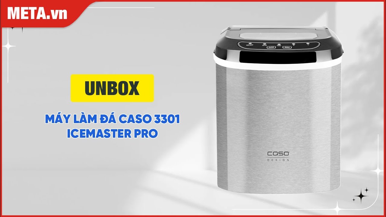 Unbox máy làm đá Caso 3301 IceMaster Pro | META.vn