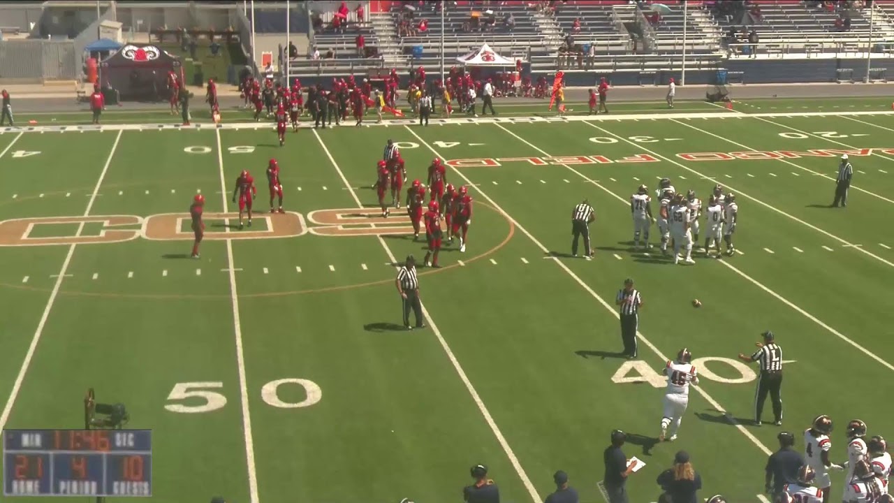 College of the Sequoias vs City College of San Francisco Mens Varsity Football